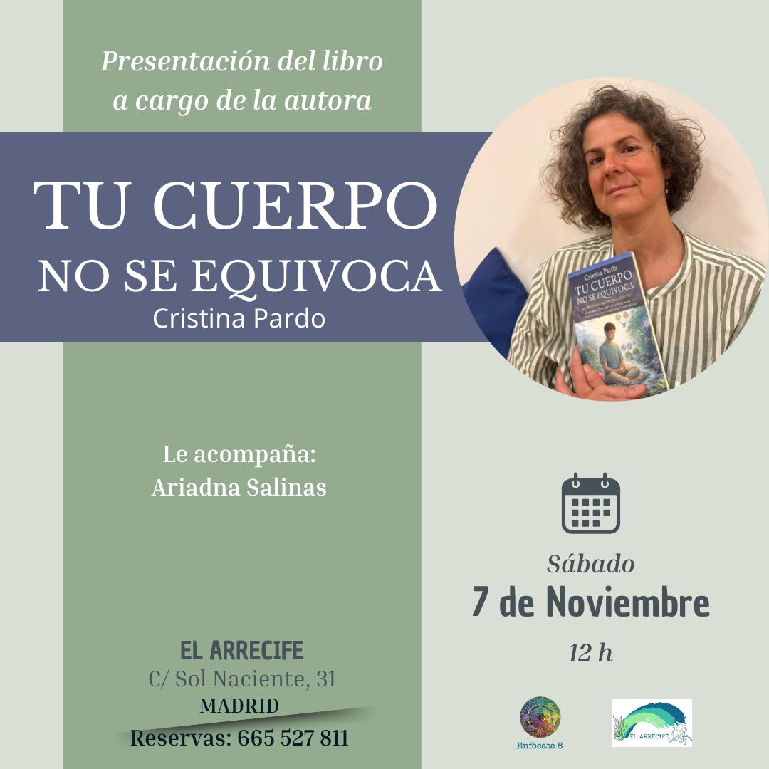 Presentación del libro Tu cuerpo no se equivoca, de Cristina Pardo, en El Arrecife, Madrid